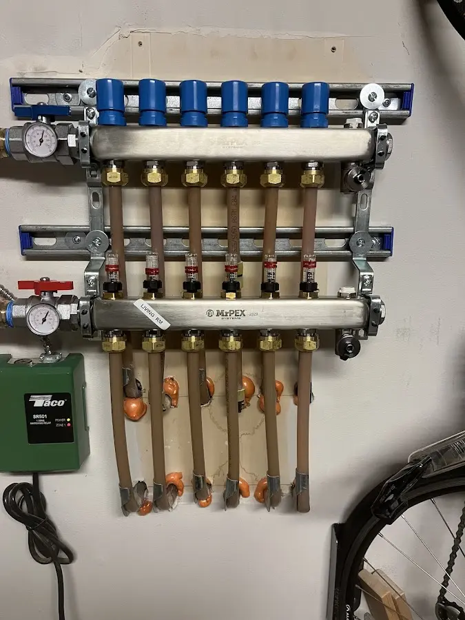 Plumber performing Leak Detection at a residential property in Reedsport